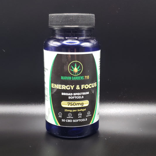 Marvin Gardens 710 - Energy and Focus softgels - 750 MG - 30 softgels