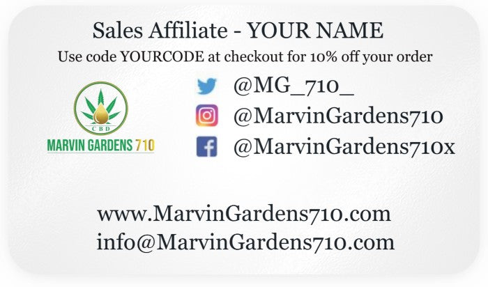 Custom Made Affiliate Cards