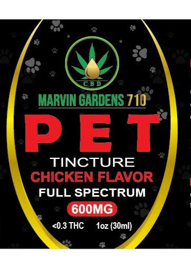 Marvin Gardens 710 - Pet CBD Oil 600MG Full Spectrum